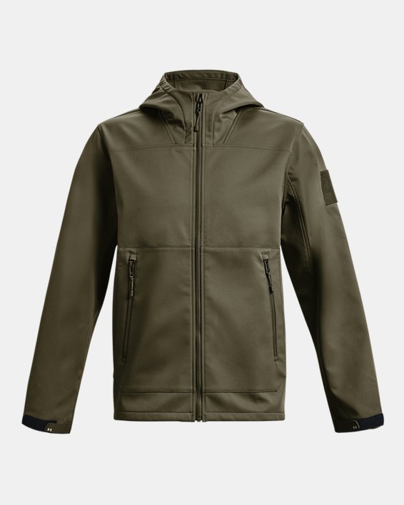 Men's UA Tactical Softshell Jacket, Green, pdpMainDesktop image number 3